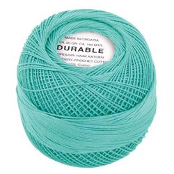 Durable haakkatoen oranje 1002 lichtblauw