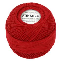 Durable haakkatoen oranje 1025 rood