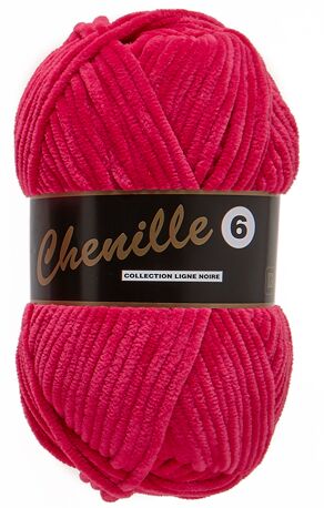 Chenille 6 nr. 20 rood