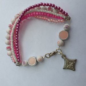 Armband roze