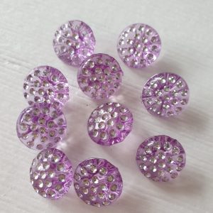 Paarse knoopjes 10 stuks