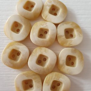 Gele knopen 10 stuks