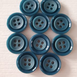 Blauwe knopen 10 stuks