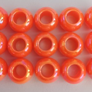 Oranje kralen 10 stuks