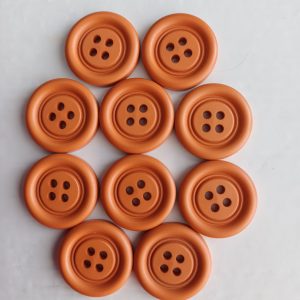 Bruine knopen 10 stuks