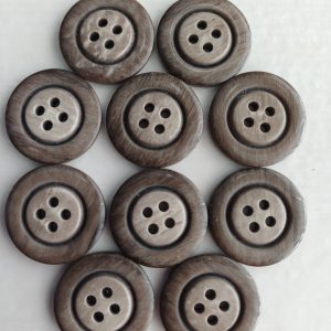 Bruine knopen 10 stuks