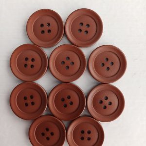 Bruine knopen 10 stuks