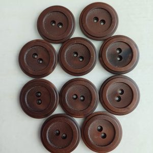 Bruine knopen 10 stuks