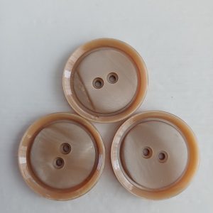 Grote bruine knopen 3 stuks