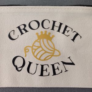 Haaknaalden tasje etui wit