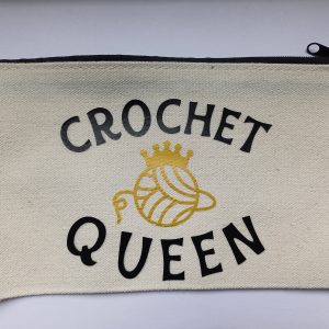 Haaknaalden tasje etui wit