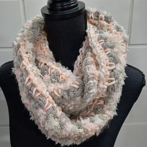 Dubbele roze grijze col