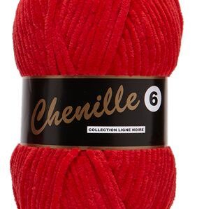 Chenille 6 nr. 43 rood