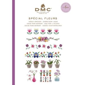 DMC special fleurs ideeën voor borduren