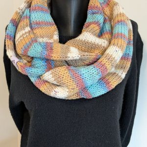 Handgemaakte gebreide sjaal van acryl/viscose voor volwassenen [GRATIS verzending]