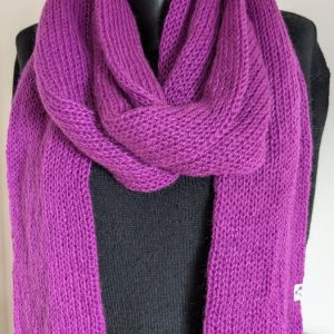 Handgemaakte gebreide sjaal van acryl voor volwassenen [GRATIS verzending]