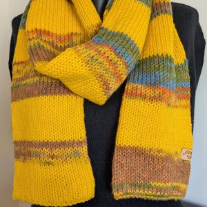 Handgemaakte gebreide sjaal van acryl voor volwassenen [GRATIS verzending]