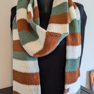 [RS2] Handgemaakte gebreide sjaal van acryl voor volwassenen