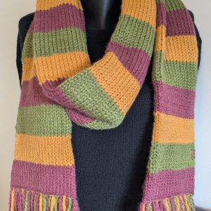 Handgemaakte gebreide sjaal van acryl voor volwassenen [GRATIS verzending]