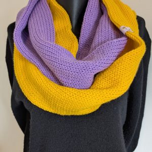 [RS6] Handgemaakte gebreide infinity sjaal van acryl voor volwassenen [GRATIS verzending]