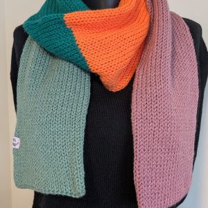 Handgemaakte gebreide sjaal van acryl voor volwassenen [GRATIS verzending]