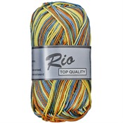 Lammy Yarns Rio 635 geel oranje blauw
