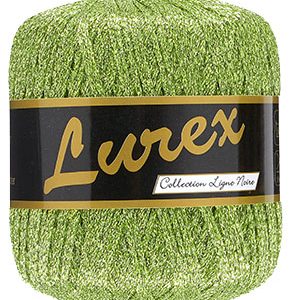 Lammy Yarns Lurex glittergaren nr 7 lichtgroen
