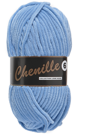 Chenille 6 nr. 40 blauw
