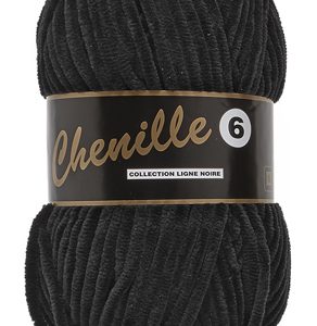 Chenille 6 nr. 1 zwart