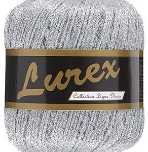 Lammy Yarns Lurex glittergaren nr 19 zilver
