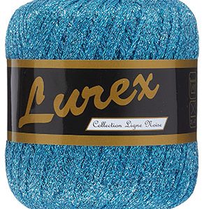 Lammy Yarns Lurex glittergaren nr 5 blauw
