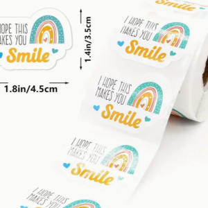 Sticker I hope this makes you smile 10 stuks