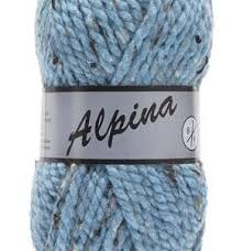 Lammy Yarns Alpina blauw tweed nr. 47