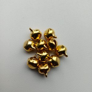 Goudkleurige belletjes 10 stuks