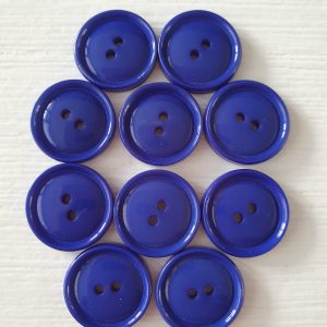 Donkerblauwe knopen 10 stuks