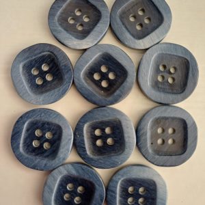 Blauwe knopen 10 stuks