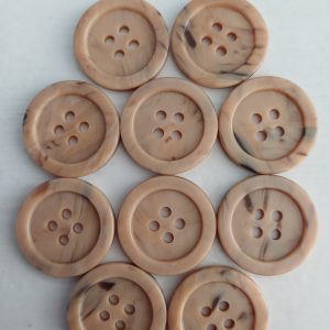 Bruine knopen 10 stuks