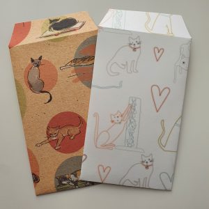 Cash enveloppen katten 2 stuks