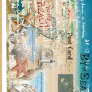 Decoupage papier strand nr. 361 – 30 cm x 42 cm