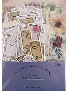 Stickers set blue 90 stuks