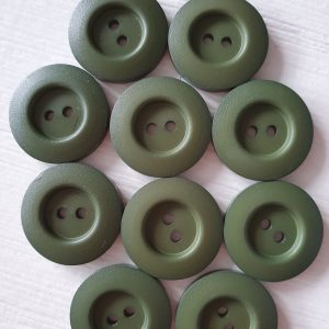 Groene knopen 10 stuks