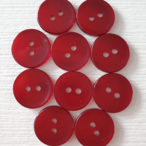 Rode knopen  10 stuks