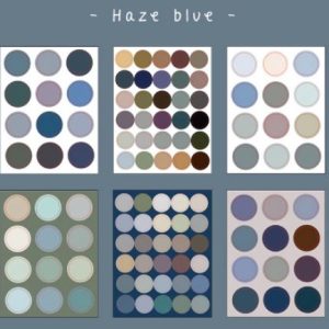 Deco stickers dots blue