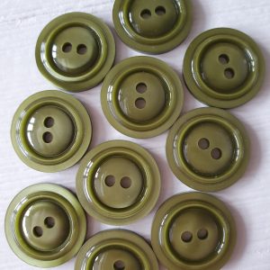 Groene knopen 10 stuks