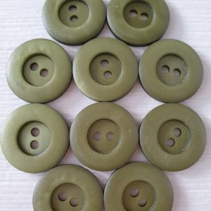 Groene knopen 10 stuks