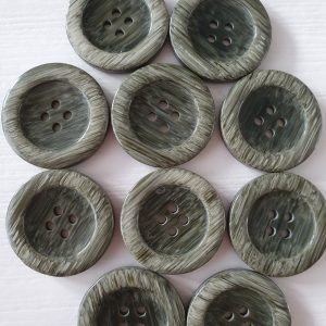 Groene knopen 10 stuks