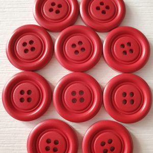 Rode knopen  10 stuks