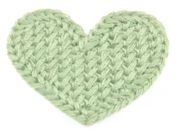 Decoratie hart groen