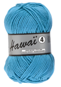Lammy Yarns Hawaï 4 blauw nr 515