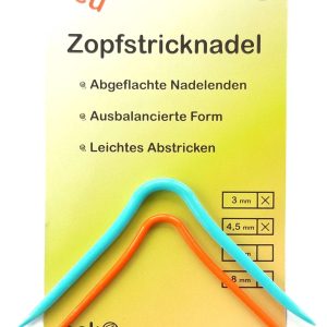 Neko Kabelnaald rechthoekig  2 stuks 3 mm en 4,5 mm